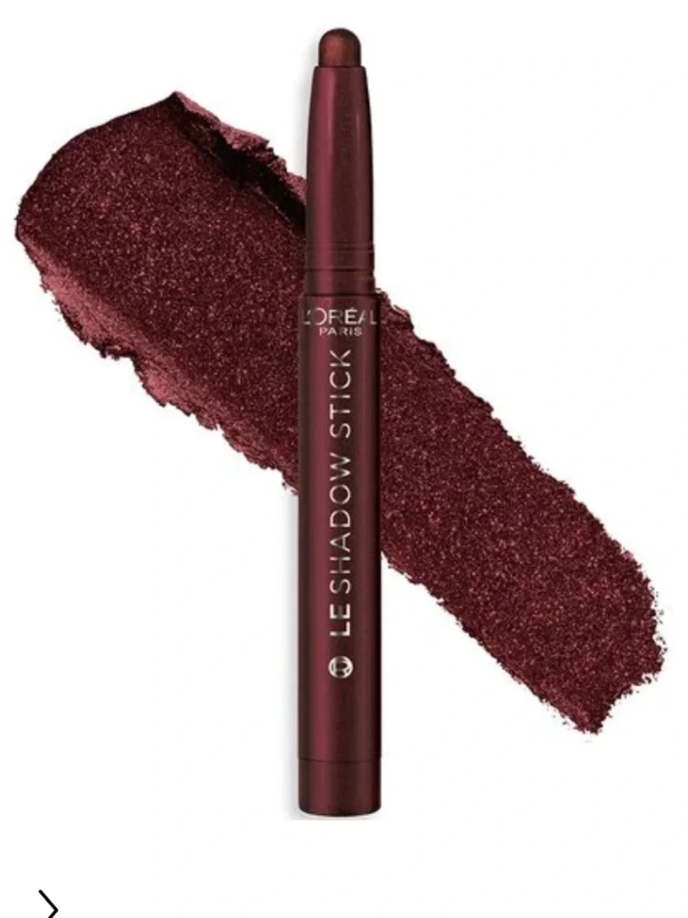🦋 L'Oreal • 125 Starry Bordeaux Cream Eyeshadow Stick New FullSz